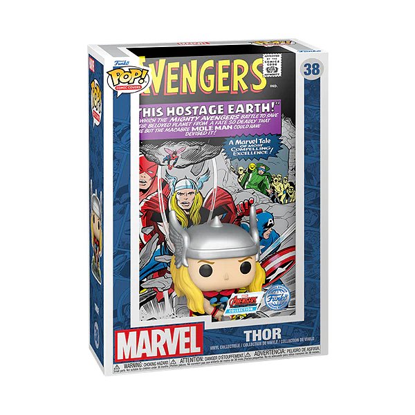 Funko Pop! Album Comic Covers Marvel Avengers Thor 38 Exclusivo