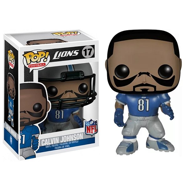 Funko Pop! Football NFL Lions Calvin Johnson 17 Exclusivo