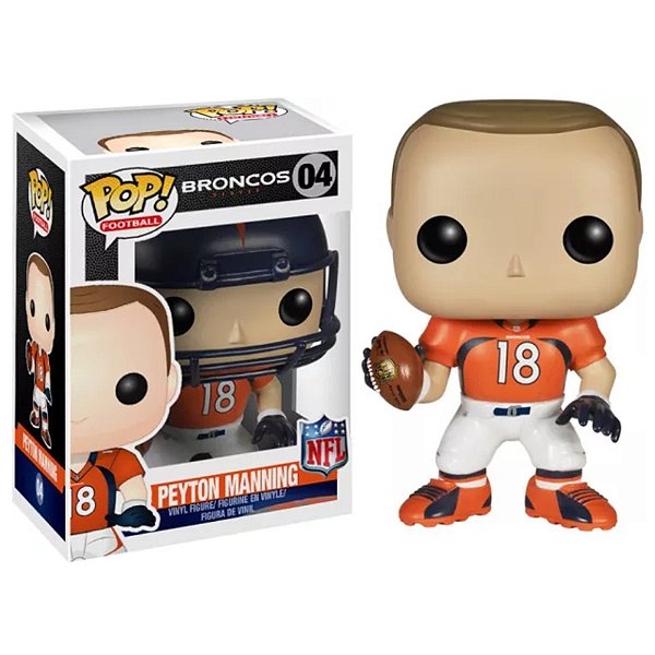 Funko Pop! Football Broncos Peyton Manning 04 Original - Moça do Pop - Funko  Pop é aqui!