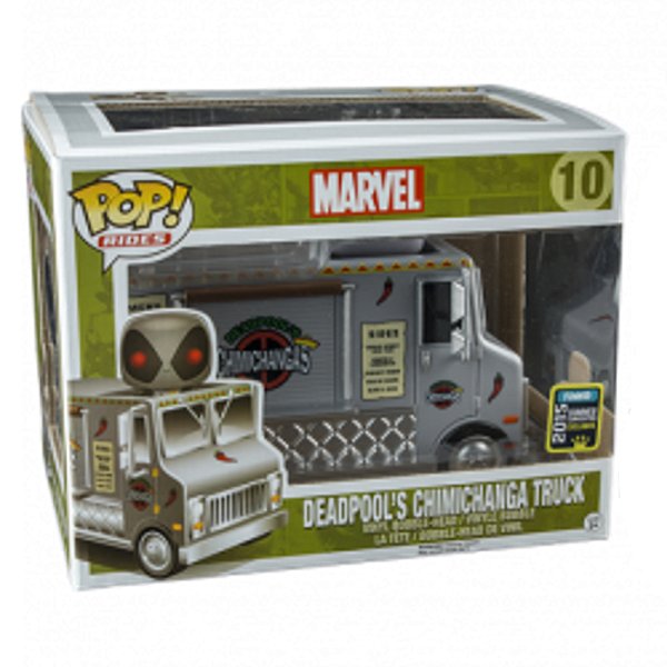 Funko Pop! Rides Marvel Deadpools Chimichanga Truck 10 Exclusivo
