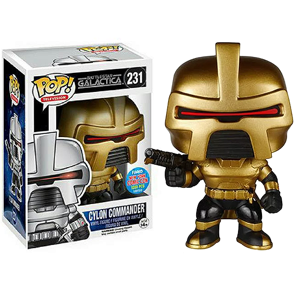 Funko Pop! Television Battlestar Galactica Cylon Commander 231 Exclusivo