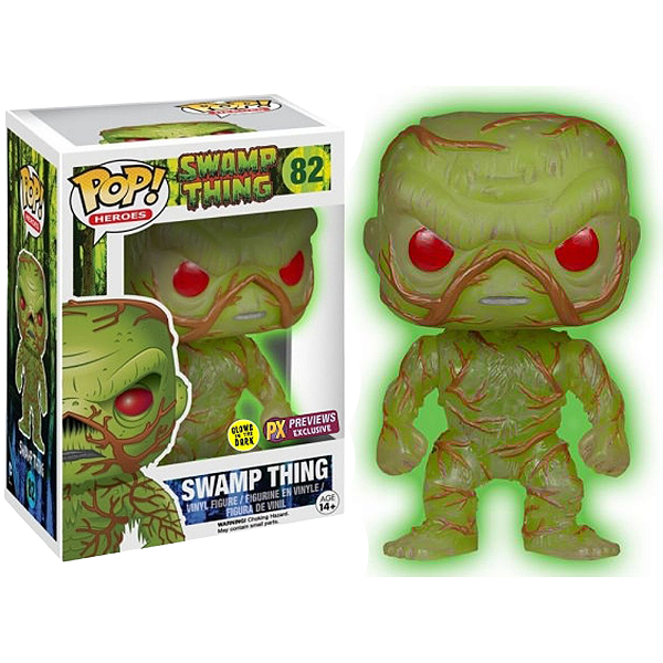 Funko Pop! Heroes Swamp Thing 82 Exclusivo Glow