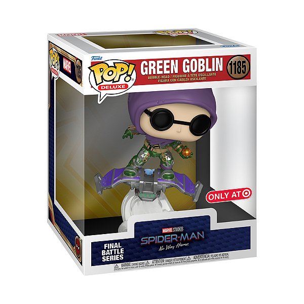 Funko Pop! Deluxe Homem Aranha / Spider Man Green Goblin 1185 Exclusivo