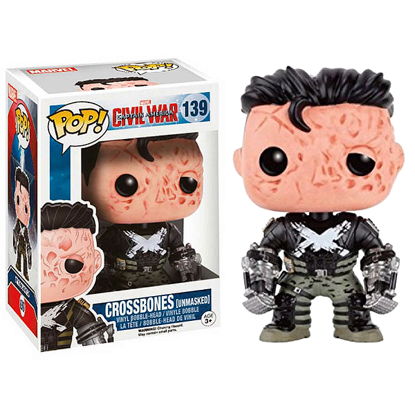 Funko Pop! Marvel Capitão America / Captain America Crossbones Unmasked 139