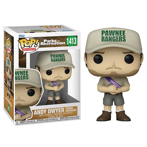 Funko Pop! Television Parks and Recreation Andy Dwyer Pawnee Ranger 1413