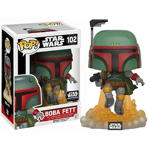 Funko Pop! Television Star Wars Boba Fett 102 Exclusivo