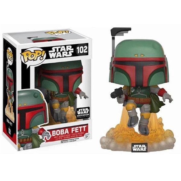 Funko Pop! Television Star Wars Boba Fett 102 Exclusivo