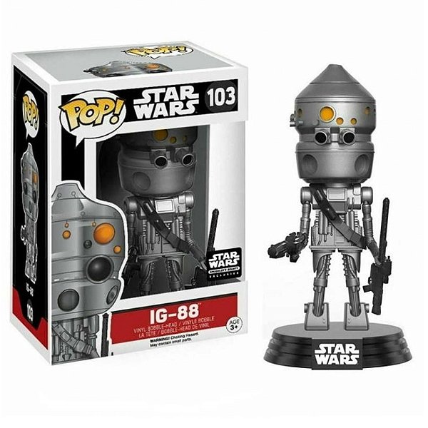 Funko Pop! Star Wars IG-88 103 Exclusivo Original Funko Pop! Star Wars IG-88 103 Exclusivo Original