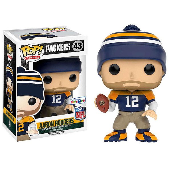 Funko Pop! Football Packers Aaron Rodgers 43 Exclusivo Original Moça