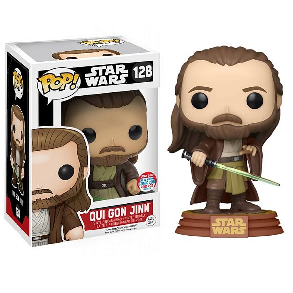 Funko Pop! Star Wars Qui Gon Jinn 128 Exclusivo Original Funko Pop! Star Wars Qui Gon Jinn 128 Exclusivo Original