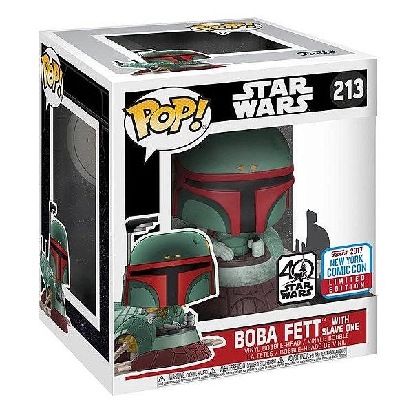 Funko Pop! Television Star Wars Boba Fett Slave One 213 Exclusivo