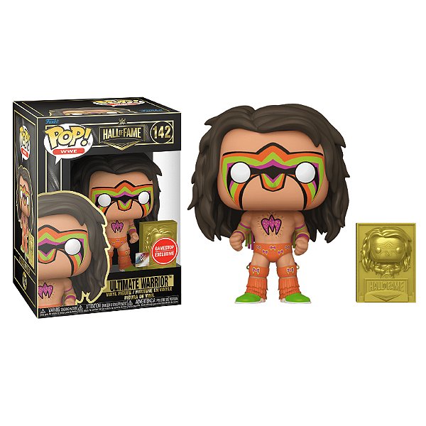 Funko Pop! WWE Hall of Famer Ultimate Warrior 142 Exclusivo
