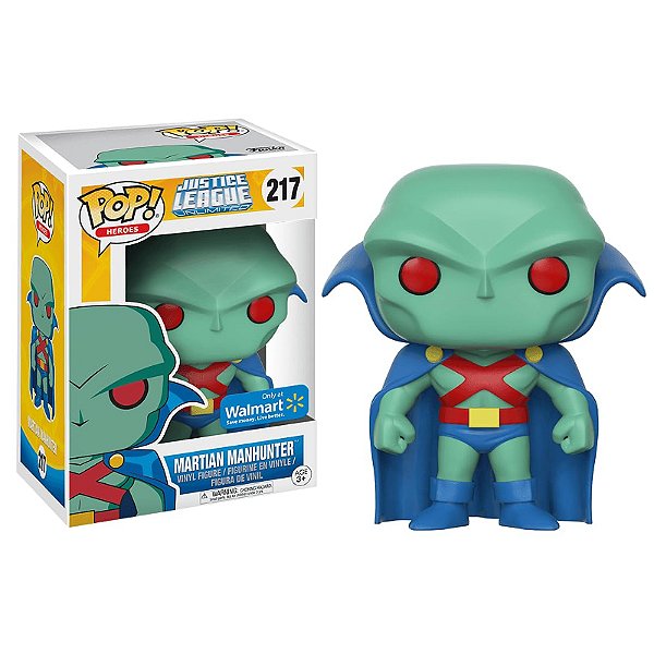 Funko Pop! Heroes Justice League Martian Manhunter 217 Exclusivo