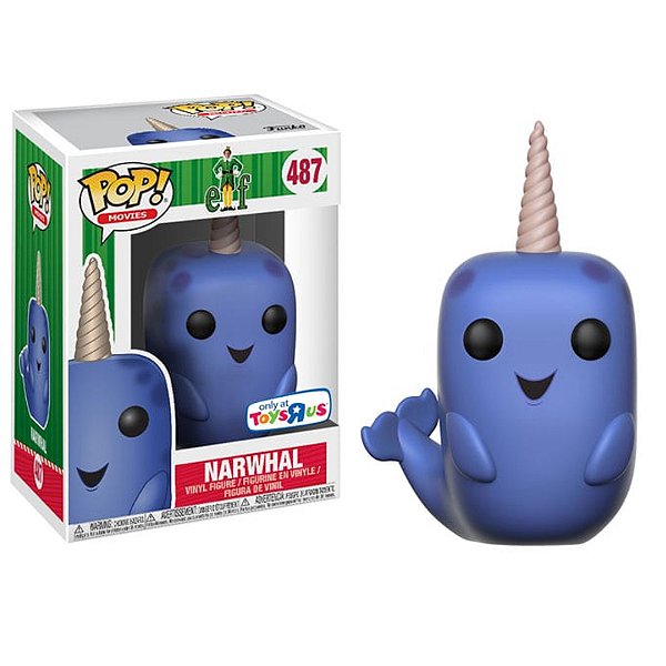 Funko Pop! Filmes Elf Narwhal 487 Exclusivo