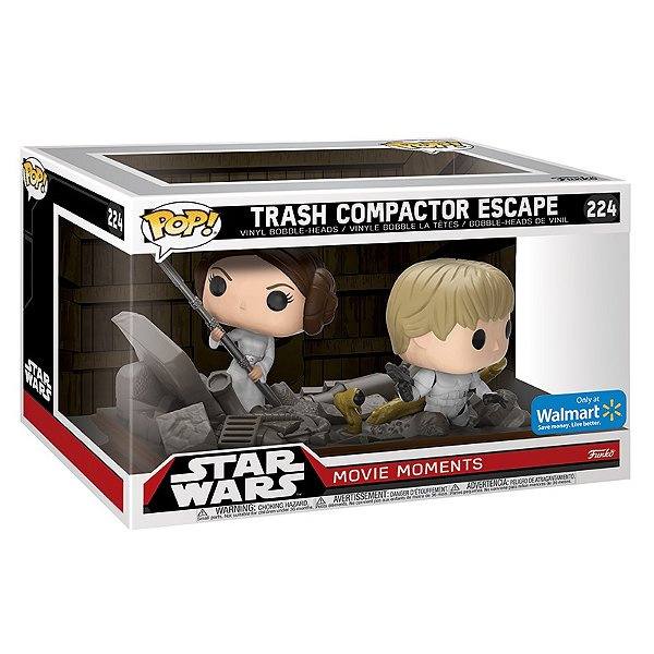 Funko Pop! Television Star Wars Trash Compactor Escape 224 Exclusivo
