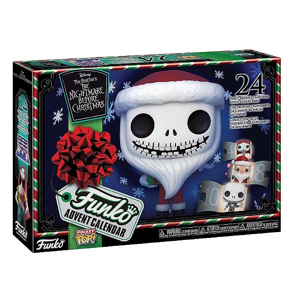 Funko Pop! Calendar Advent Edicao Natal Disney O Estranho Mundo de Jack 24 Peças