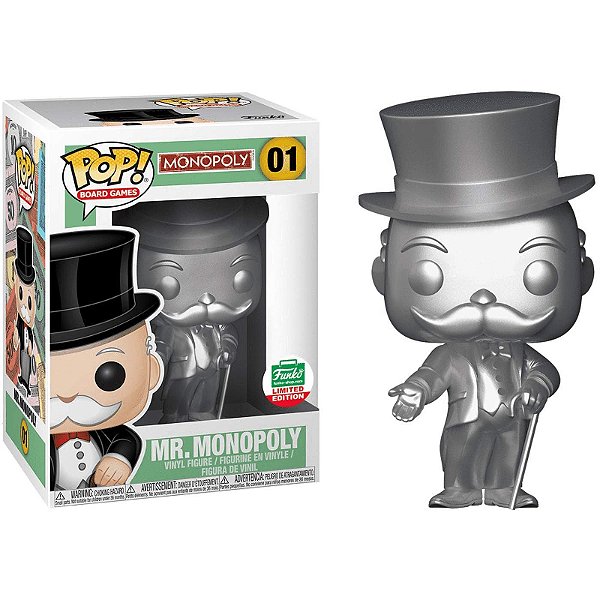 Funko Pop! Board Games Monopoly Mr. Monopoly 01 Exclusivo