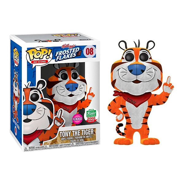Funko Pop! Ad Icons Frosted Flakes Tony The Tiger 08 Exclusivo Flocked