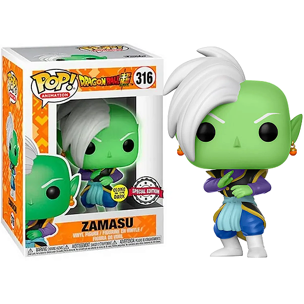 Funko Pop! Animation Dragon Ball Z Zamasu 316 Exclusivo Glow