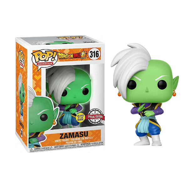 Funko Pop! Animation Dragon Ball Z Zamasu 316 Exclusivo Glow