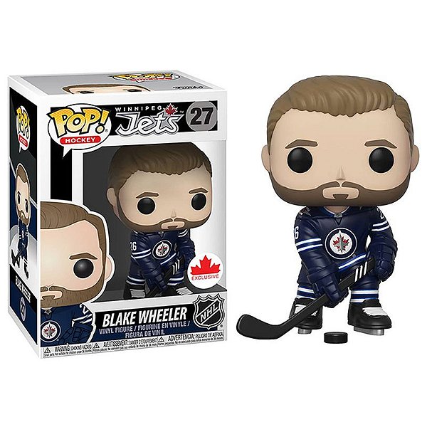 Funko Pop! Hockey Jets Black Wheeler 27 Exclusivo