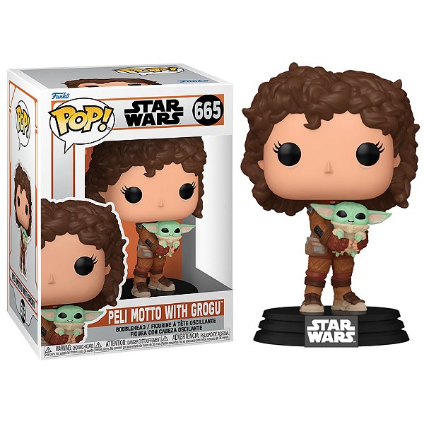 Funko Pop! Television Star Wars Peli Motto with Grogu 665