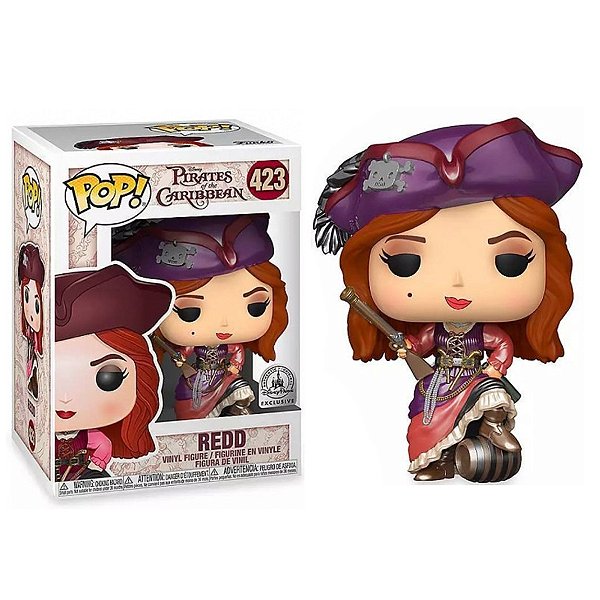 Funko Pop! Filme Piratas do Caribe Redd 423 Exclusivo