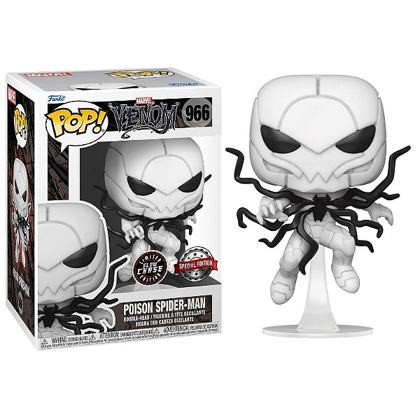 Funko Pop! Marvel Venom Poison Spider-Man 966 Exclusivo Glow Chase