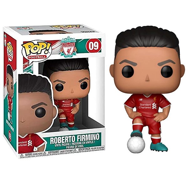 Funko Pop! Football Futebol Liverpool Roberto Firmino 09 Exclusivo