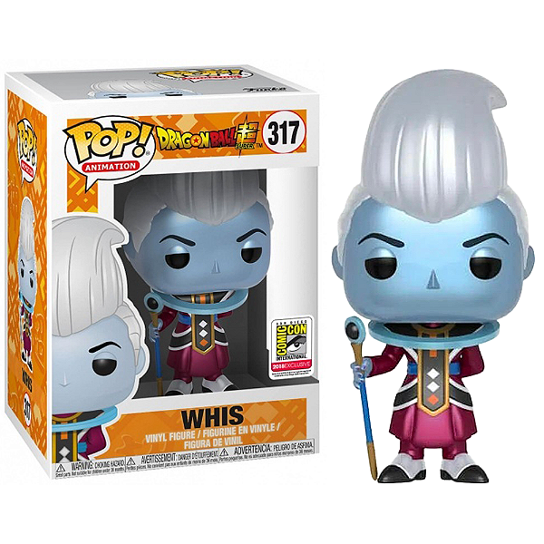 Funko Pop! Animation Dragon Ball Z Whis 317 Exclusivo Metallic 2018