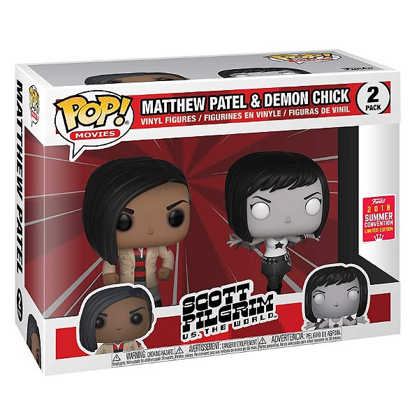 Funko Pop! Filmes Matthew Patel & Demon Chick 2 Pack Exclusivo