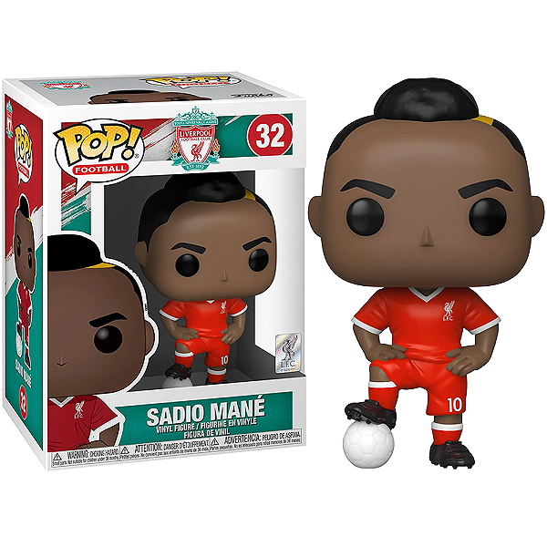 Funko Pop! Football / Futebol Liverpool Sadio Mané 32