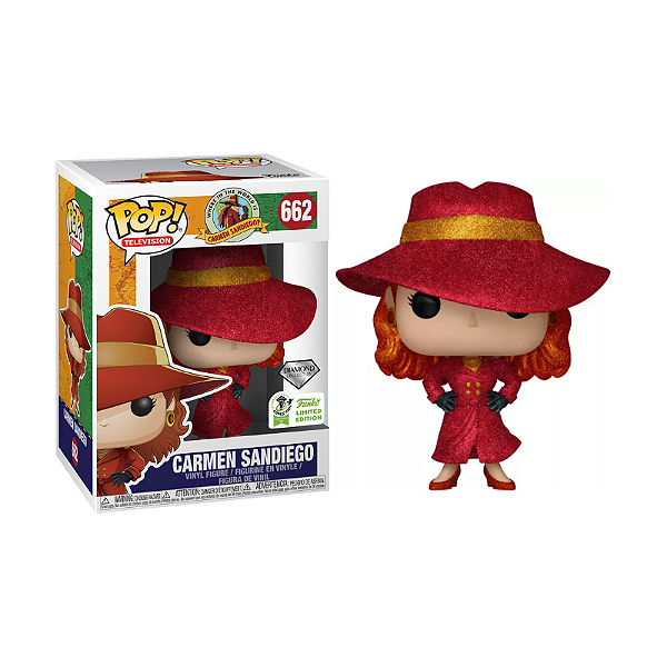 Funko Pop! Television Carmen Sandiego 662 Exclusivo Diamond
