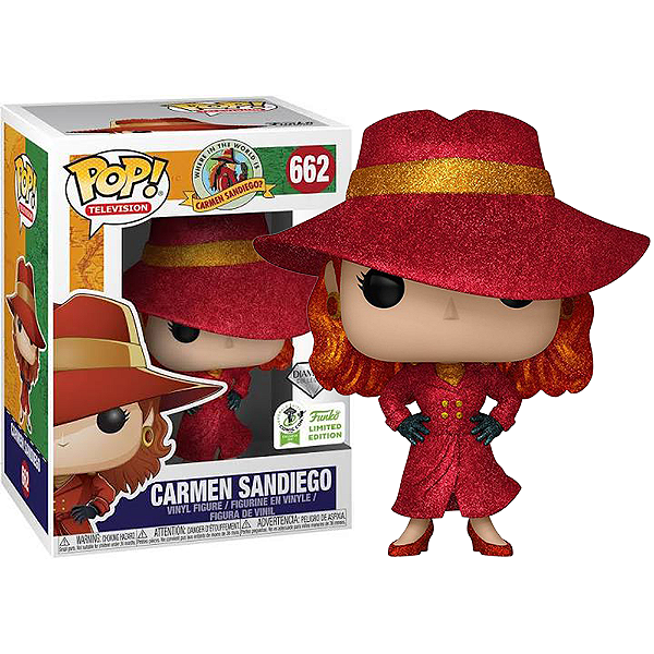 Funko Pop! Television Carmen Sandiego 662 Exclusivo Diamond