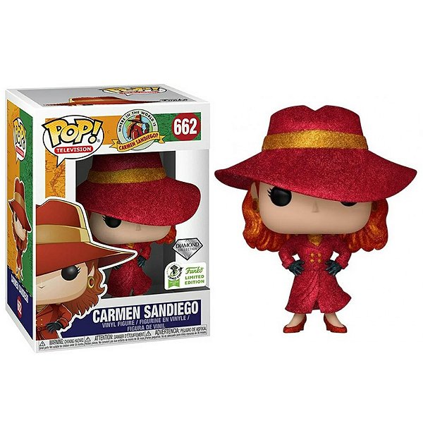 Funko Pop! Television Carmen Sandiego 662 Exclusivo Diamond