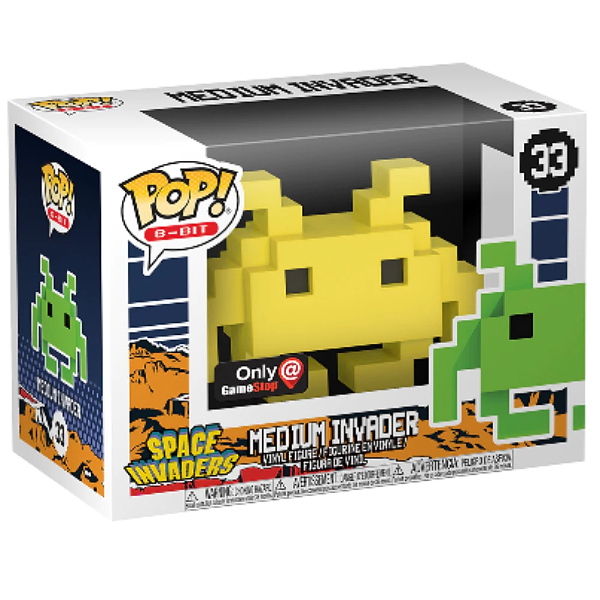 Funko Pop! 8-Bit Space Invaders Medium Invader 33 Exclusivo