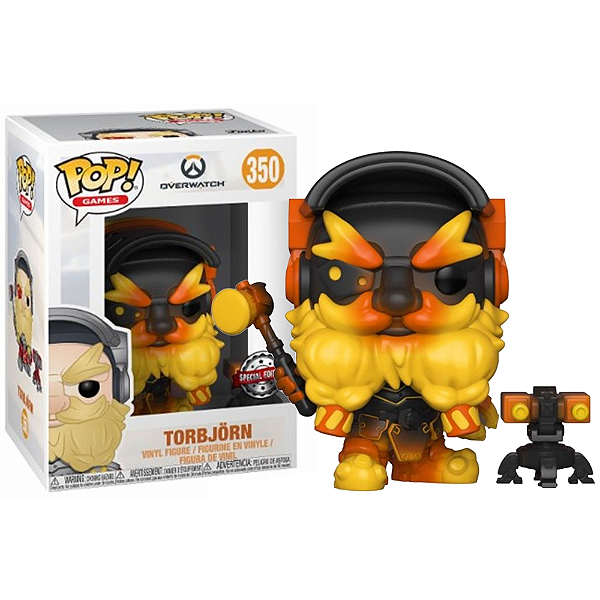 Funko Pop! Games Overwatch Torbjörn 350 Exclusivo