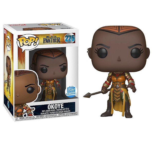 Funko Pop! Marvel Pantera Negra Black Panther Okoye 275 Exclusivo