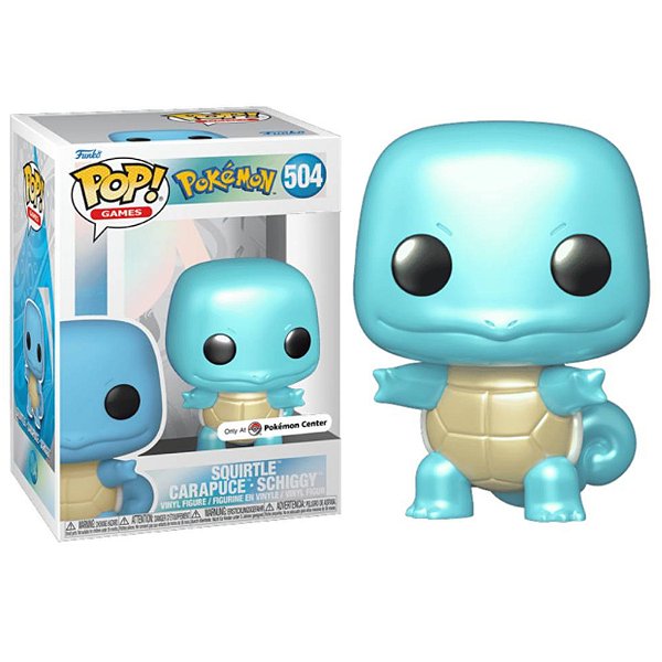 Funko Pop! Games Pokemon Squirtle 504 Exclusivo
