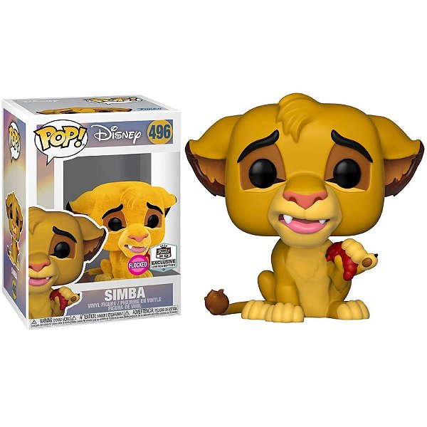 Funko Pop! Disney Simba 496 Exclusivo Flocked