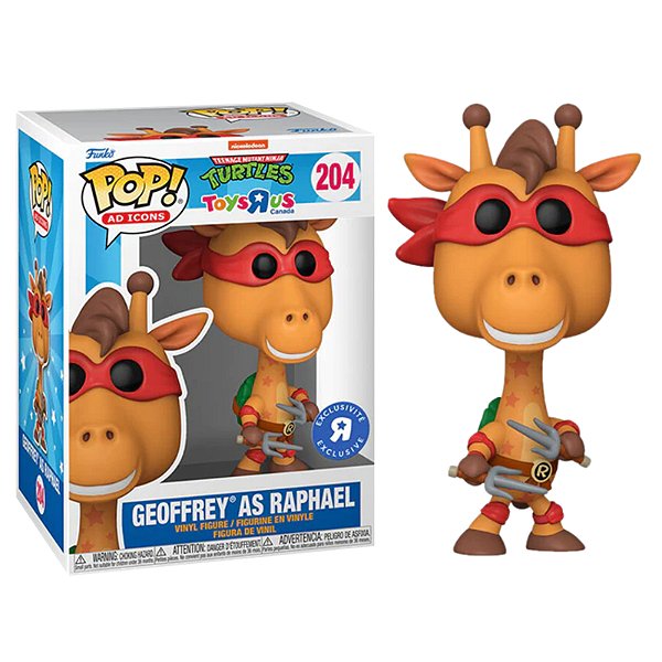 Funko Pop! Ad Icons Turtles Toys Rus Geoffrey As Raphael 204 Exclusivo