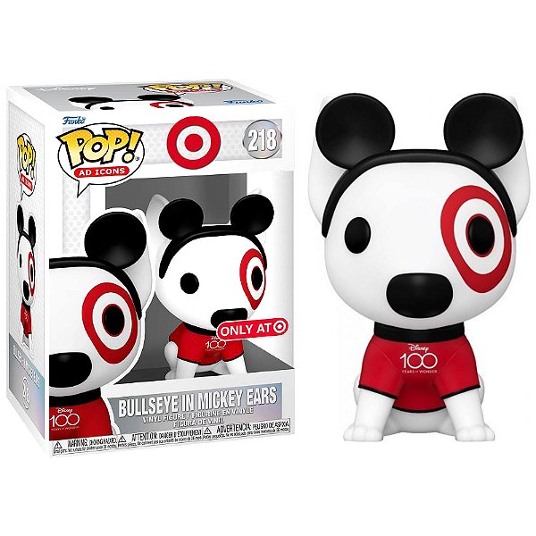 Funko Pop! Ad Icons Bullseye In Mickey Ears 218 Exclusivo