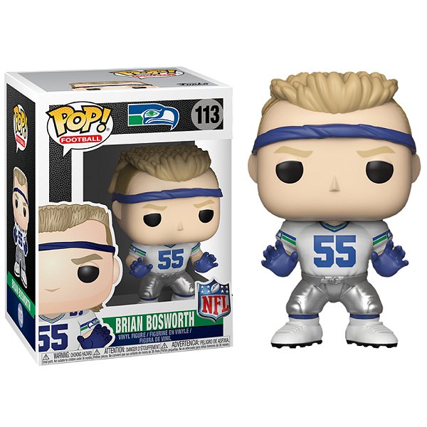 Funko Pop! Football NFL Brian Bosworth 113 Exclusivo