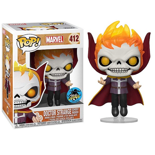 Funko Pop! Marvel Doutor Estranho / Doctor Strange Ghost Rider 412 Exclusivo