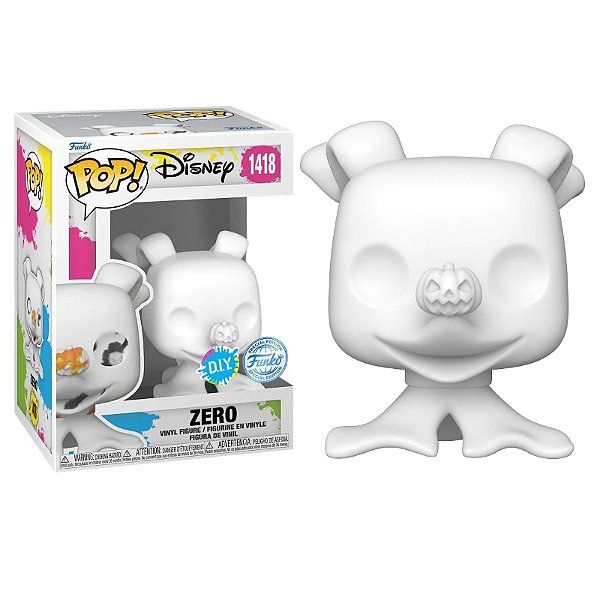 Funko Pop! Disney O Estranho Mundo de Jack Zero 1418 Exclusivo D.I.Y.
