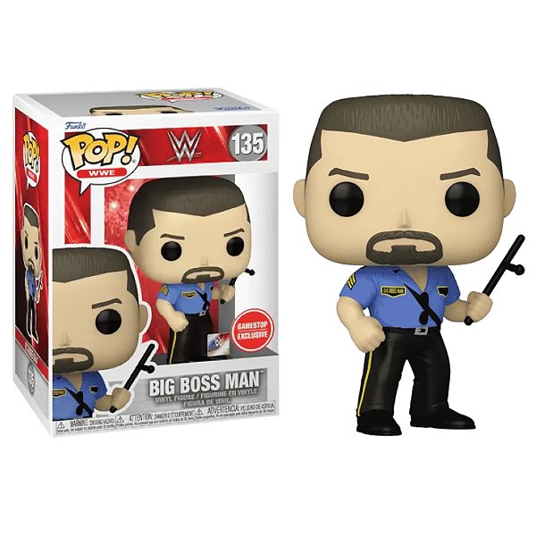 Funko Pop! WWE Big Boss Man 135 Exclusivo