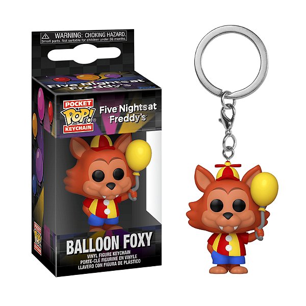 Funko Pop! Keychain Chaveiro Five Nights at Freddy's Balloon Foxy