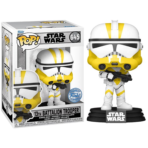 Funko Pop! Television Star Wars 13Th Battalion Trooper 645 Exclusivo