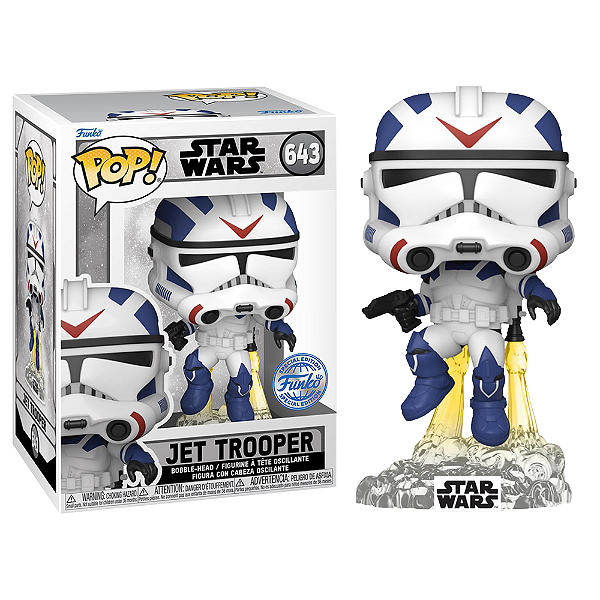 Funko Pop! Television Star Wars Jet Trooper 643 Exclusivo