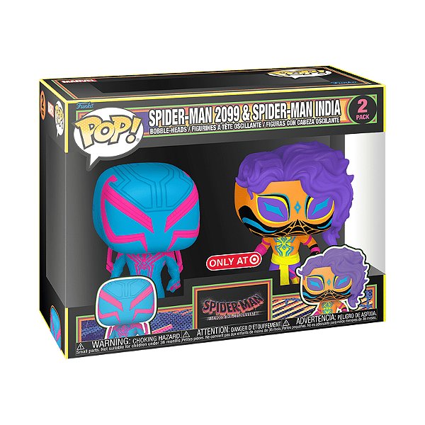 Funko Pop! Marvel Spider-Man 2099 Spider-Man India 2 Pack Exclusivo